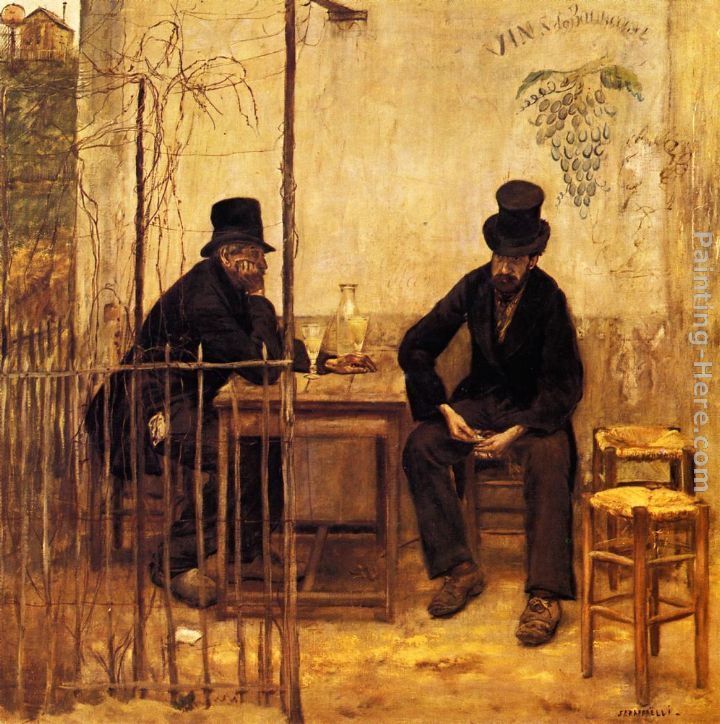 Jean Francois Raffaelli The Absinthe Drinkers